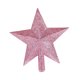 thumbnail image 1 of Adornos navideños ligeros con forma de estrella para la parte superior del árbol de Navidad Rosa, 1 of 9