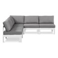 thumbnail image 1 of Meridian Furniture Nizuc Grey Outdoor Patio Modular Sectional, 1 of 8