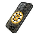 thumbnail image 2 of Keyscaper Black Boston Bruins Paisley Bling iPhone Case, 2 of 7