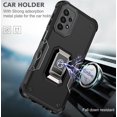 thumbnail image 3 of Funda Super Case para Samsung Z Fold 4, compatible con soporte magnético para coche, protección total de 360°, soporte de anillo, 3 of 5