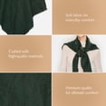 thumbnail image 5 of BASICO Fall Scarf for Women, Winter Scarf, Women's Scarves & Wraps, Blanket Scarf, Fall Accessories (27 Colors) (Triangle Green), 5 of 7