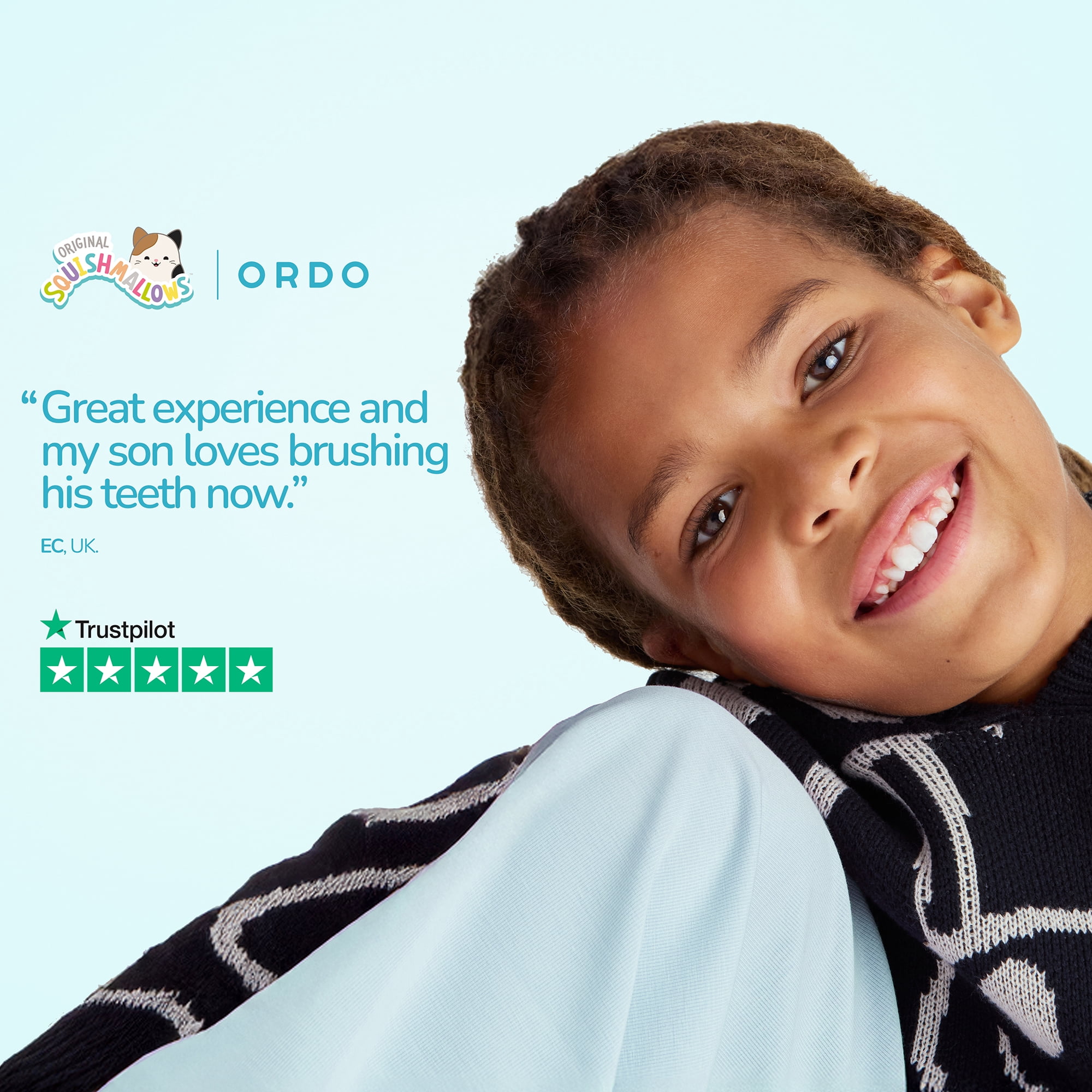 Ordo Oscillating Kids Battery - Brush Heads - White - 2 Pack