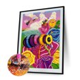 thumbnail image 1 of Cuadros Decorativos 5D DIY Diamond Painting Kits Busing Bees Full Square Drill Wall (30x40cm) Sywqhk Nuevos Originales, 1 of 1