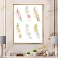 thumbnail image 2 of Designart 'Vibrant Boho Art Feather In Rustic Bright Colors' Bohemian & Eclectic Framed Canvas Wall Art Print, 2 of 5