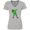 AC-Heather Grey, variant on St. Patrick's Day Dabbing Leprechaun Women's V-Neck T-Shirt