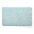 thumbnail image 2 of Stephan Roberts Home 24N-EM7V19-12 17 x 24 in. Embroidered Memory Foam Bath Mat - Gray Morn, 2 of 5