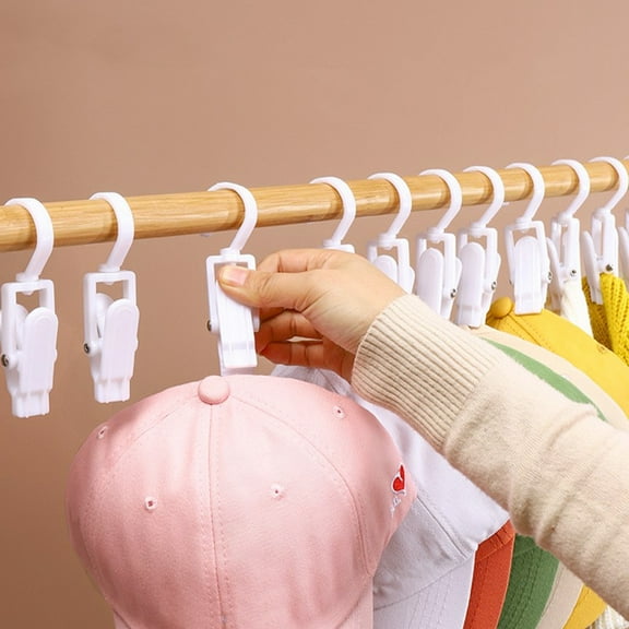 HEATSHAKING laundry hooks hanging clips Hat Clips Plastic Dry Bedsheets Household Users Office 12pcs