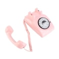 thumbnail image 4 of Teléfono Giratorio Retro, Soporte Decorativo de Cable Resistente Rosa Manos Libres de Teléfono Mecálico de Teléfono Vintage para Casa para Casa, 4 of 7
