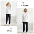 thumbnail image 4 of Resinta 4 Packs Toddler and Boys 100% Cotton Pants Kids Sport Pull on Jogger Pants 2T-6Year, 4 of 6