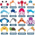 thumbnail image 3 of Diadema de tela de fieltro con forma de cawiew para fiestas bajo el mar, 16 estilos, 3 of 7