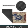 thumbnail image 7 of 2 Piece Bohemian Brown Ethnic Rug Rug Kitchen Rug Set, Decor Kitchen Rugs, Absorbent Non-Slip Washable Floor Mats, Home Indoor Runner Rugs 17"x47"+17"x30", 7 of 7