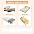 thumbnail image 4 of Costway 1 PCS 42" Toddler Foldable Bed Rail with Adjustable Safety Strap, Bedrail Guard Grey, 4 of 8