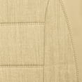 thumbnail image 3 of Auto Drive Tan Leatherette & Tan Linen Front Car Seat Cover,Universal Fit for Cars Trucks and SUVs,2 pack, 3 of 6