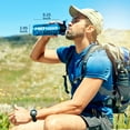 thumbnail image 3 of Prep-Right Survival, Water Filter Bottle with a 4 Stage Water Filtration System, 22 oz, Black, 3 of 7