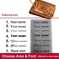 thumbnail image 5 of New Short Men Wallets ID Card Holder Male Wallet Small Money Clips Engraving Wallet High Quality PU Leather Man Purses Wallets, 5 of 5