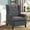 Grey, variant on LVUYOYO Wingback Recliner Chair Push Back Arm Chair with Heat and Massage Tufted Single Sofa for Home, Living Room, Office, Bedroom