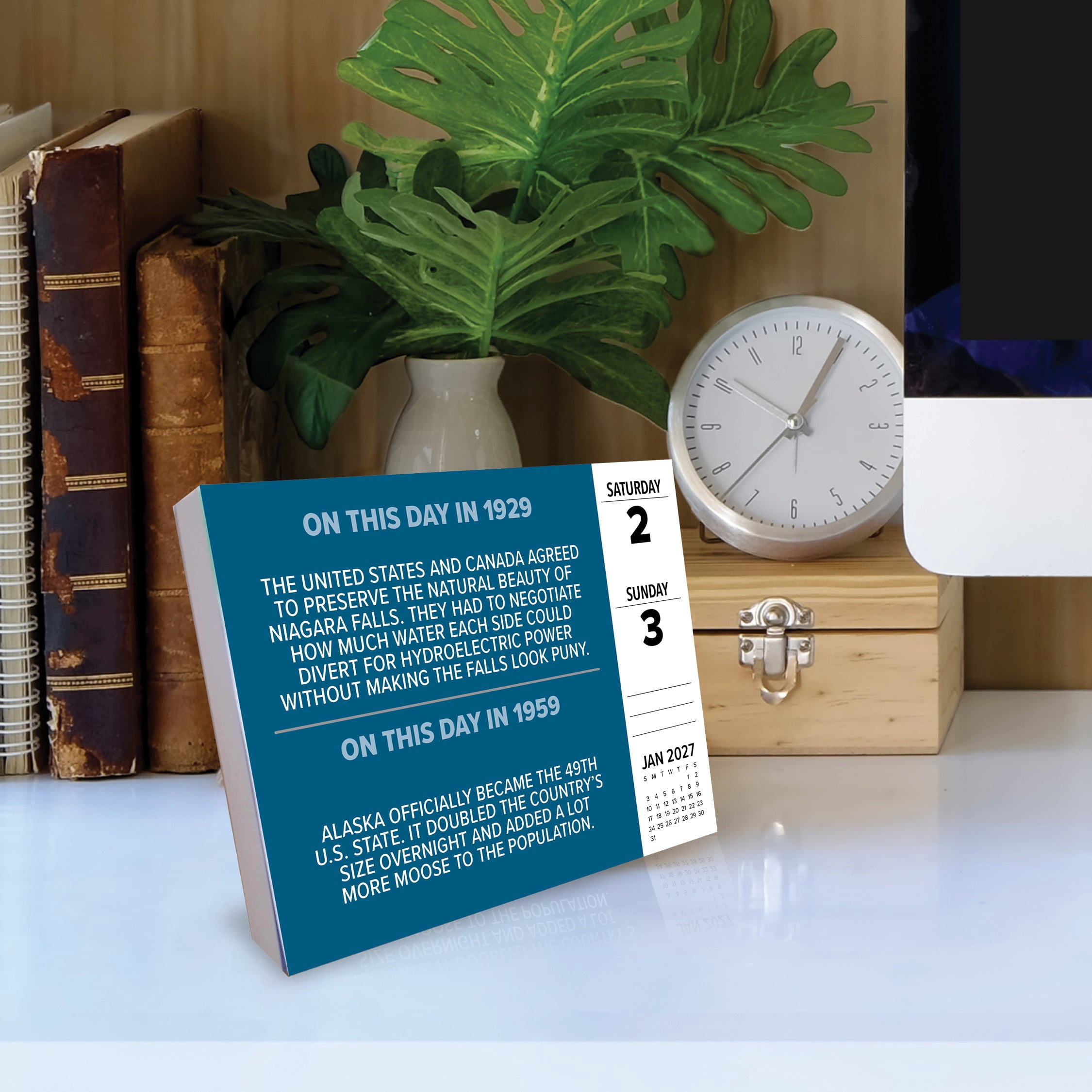 Willow Creek Press, 365 Days of History 2027 Box Calendar