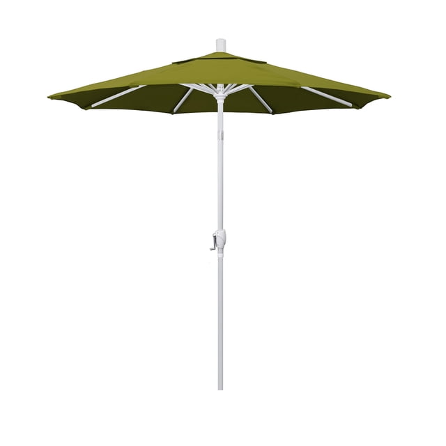 California Umbrella Parasol de Patio 7,5 Pieds en Pacifica Ginkgo/blanc Mat