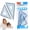 Light Blue, variant on Triangle Set 4.92 Inch 30/60 & 45/90, White