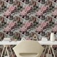 thumbnail image 3 of Ambesonne Flowers Peel & Stick Wallpaper for Home, Soft Spring Garden Roses, 13"x36", Dried Rose and Grey, 3 of 6