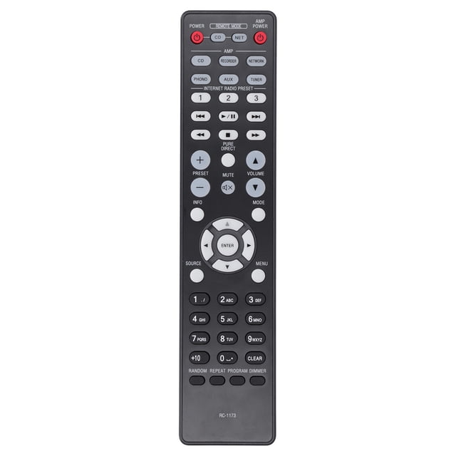 Reemplazo de control remoto de TV para DENON RC‑1173/PMA‑720AE/PMA‑520AE/DCD‑720AE/DCD‑520AE