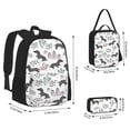 thumbnail image 2 of Balery Dachshund Dog Puppy Mochila Escolar 3 en 1 para Niños - Mochila Resistente con Lonchera Térmica y Estuche - Mochila Escolar para Niños y Niñas, 2 of 7