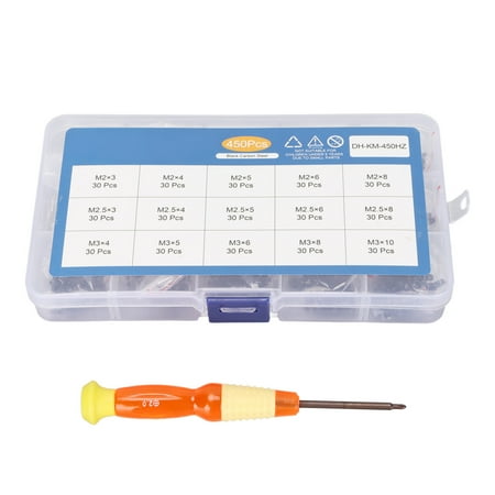 

Computer Screws Kit Laptop Screws Sturdy Durable With Storage Box For Electronic Repair For Laptop Repairs