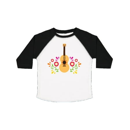 

Inktastic Guitar with Florals for Cinco De Mayo Gift Toddler Boy or Toddler Girl T-Shirt