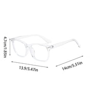 Photochromic Clear Cycling Glasses, Blue Light Blocking Computer Glasses, Zero Power Non-Prescription Eyewear for Men Women Daily Driving