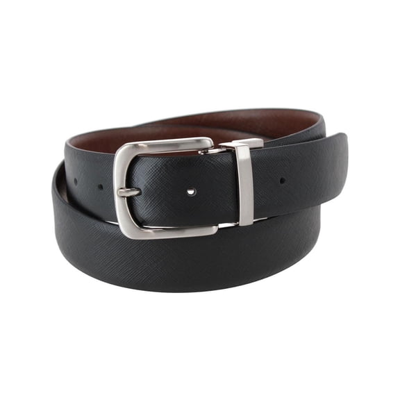 Stone Mountain  35mm Reversible Smooth Bonded Leather Dress Belt (Men)