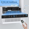 thumbnail image 6 of 8,000 BTU U-Shaped Smart Inverter Window Air Conditioner–Cools up to 4500 Sq. Ft.Ultra Quiet with Open Window Flexibility, Energy Efficient, Easy Install, 6 of 8