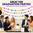 thumbnail image 2 of 5-pack Colorful Paper Garland, 65.6ft Round Confetti Paper Banner, Party Decorations for Birthday Wedding Classroom, 2 of 7