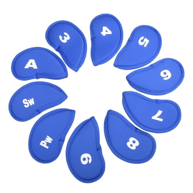 Greeniant Paquete de 10 fundas para palos de golf, kit de fundas para cabeza de putter, protector de viaje para deportes al aire libre, golf, conductores, Type3 NO3 Greeniant OD021171-02