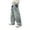 Blue, variant on KAUOD Kids Boys Baggy Wide Leg Jeans Washed Straight Retro Streetwear Denim Pants Elastic Waist Denim Trousers with Pockets