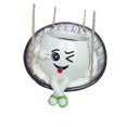 thumbnail image 2 of Plantilla colgante Organizador de macetas de maceta pequeña Cartoon Smile Flower Poten de maceta para la ventana de la ventana del estante interior y Estilo D, 2 of 8