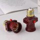 thumbnail image 2 of Set of 2 E27 Screw Thief Sockets with Switch 6A250V [Energy Class A] [Energy Class A] ZeGoods, 2 of 5