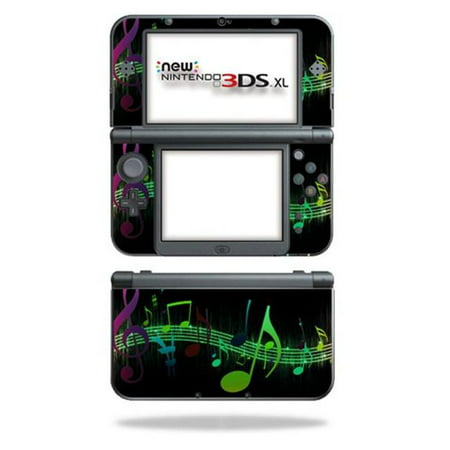 MightySkins NI3DSXL2-Notes Skin Decal Wrap for New Nintendo 3DS XL 2015 Cover Sticker - Notes Each Nintendo 3DS XL (2015) kit is printed with super-high resolution graphics with a ultra finish. All skins are protected with MightyShield. This laminate protects from scratching  fading  peeling and most importantly leaves no sticky mess guaranteed. Our patented advanced air-release vinyl guarantees a perfect installation everytime. When you are ready to change your skin removal is a snap  no sticky mess or gooey residue for over 4 years. You can t go wrong with a MightySkin. Features Nintendo 3DS XL (2015) decal skin Nintendo 3DS XL (2015) case Nintendo 3DS XL (2015) skin Nintendo 3DS XL (2015) cover Nintendo 3DS XL (2015) decal This is Not a hard case. It is a vinyl skin/decal sticker and is NOT made of rubber  silicone  gel or plastic. Durable Laminate that Protects from Scratching  Fading & Peeling Will Not Scratch  fade or Peel Proudly Made in the USA Nintendo 3DS XL (2015) NOT IncludedSpecifications Design: Notes Compatible Brand: Nintendo Compatible Model: 3DS XL (2015) - SKU: VSNS55234