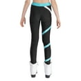 thumbnail image 2 of Moggemol Girls Figure Ice Skating Pants Gymnastics Ballet Dance Leggings Workout Running Yoga Pants Green 14, 2 of 6