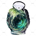 thumbnail image 3 of Sudadera con capucha con estampado geométrico en 3D de Helix para hombre y mujer, ropa de calle informal a la moda, estilo Harajuku, de manga larga, 3 of 5