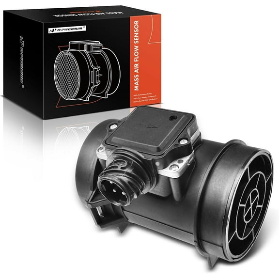 A-Premium Mass Air Flow Sensor Meter Assembly W/ 4Pins [6 Cyl 2.5 2.8 3.2L, DOHC] Compatible with [E36 Series] 323i, 323is, 328i, 328is 1996-1999 & [E39] 528i 1997-1998 & M3 1996-1999, Z31997-2001