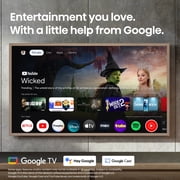Hisense 65 S7 CanvasTV Series 4K Hi - QLED UHD Google Smart Art TV (65S7SG, 2026 New) - 144Hz, Art Mode, Anti-Glare Panel, Dolby Vision HDR, Hi-Matte Display, Frame & UltraSlim Wall Mount Included