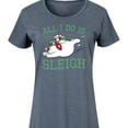 thumbnail image 3 of Frosty The Snowman - Christmas - All I Do Is Sleigh - Women's Any Way Dress, 3 of 5