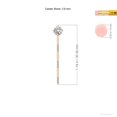 thumbnail image 2 of ANGARA Natural Front-Back Diamond Multi-Wear Stud Earrings in 14K Rose Gold for Women (Size-3.9mm| Color-I-J| Clarity-I1-I2) | Anniversary, Jewelry Gift for Women | Natural Diamond Earrings, 2 of 7