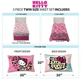 Hello Kitty Kids Twin Sheet Set, Pink, Sanrio - Walmart.com