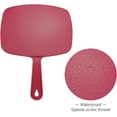 thumbnail image 3 of Handheld Mirror, Portable Hand Mirror with Hanging Hole in Handle, Pink 7.4" W x 10.4" L, 3 of 5