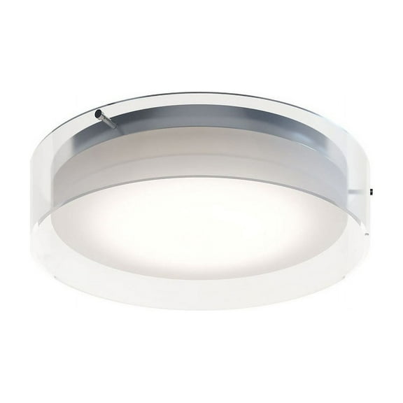 AFX  Studio 12'' LED Ceiling Flush Mount 16-Inch - Polished Chrome