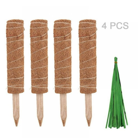 Coir Totem Pole Moss Stick for Creepers Plant Support Extension Climbing Indoor Plants 2/3/4 Pack