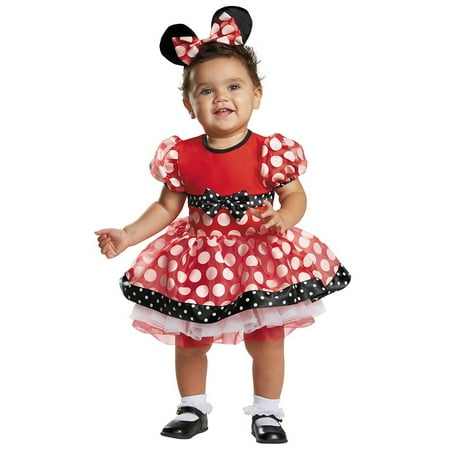 Prestige Red Minnie Mouse Baby Infant Costume - Baby