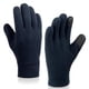 thumbnail image 1 of Guantes azul oscuro, guantes de otoño e invierno para hombres y mujeres con funciones térmicas y de pantalla táctil para exteriores: manténgase abrigado, conectado y con estilo con T, 1 of 5