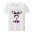 thumbnail image 1 of Camiseta con estampado de Purple Drink camisa holgada con estampado de color negro Freak Jurney estilo creativo Hipster Koszulki, 1 of 7